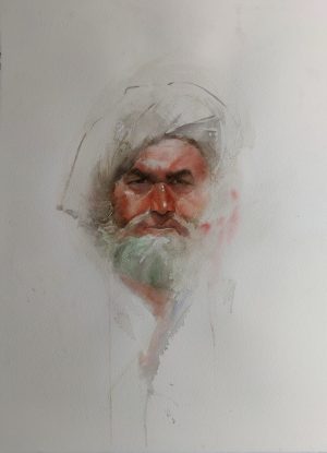 Faruq Siyal 15x21 Water Color