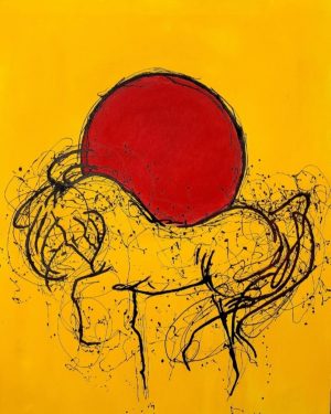 Farhan Manto 40x30 Mix Media on Canvas