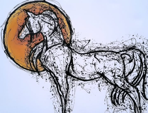 Farhan Manto 30x40 Mix Media on Canvas