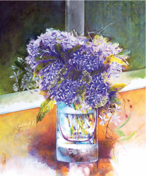 Mona Naqsh 14x17 Oil on Paper