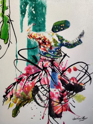 Naushad Alam 18x24 Acrylic on Canvas 2024