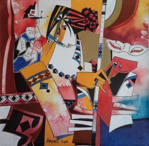 Ashkal 24x24 Acrylic on Canvas