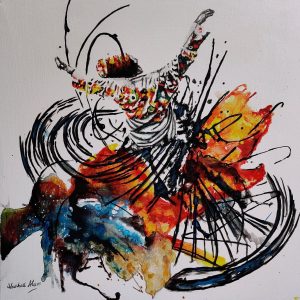 Naushad Alam 24x24 Acrylic on Canvas 2024