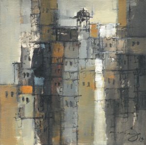 A.Q. Arif 12x12 Oil on Canvas