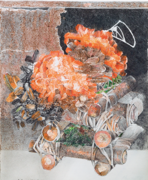 Mona Naqsh 11.7x16.5 Oil on Paper