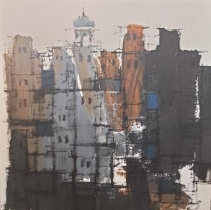 A.Q. Arif 12x12 Oil on Canvas