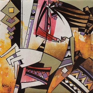 Ashkal 12x12 Acrylic on Canvas