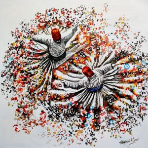 Naushad Alam 24x24 Acrylic on Canvas 2024