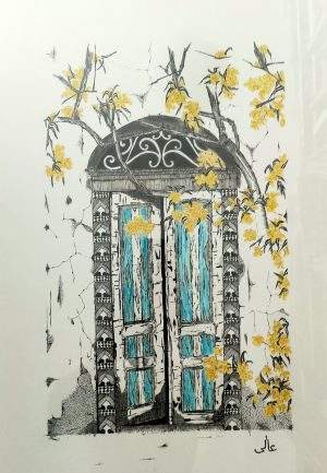 Aali Adnan 20x14 Watercolor on Paper