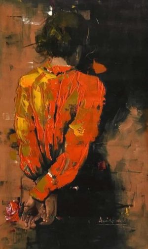 Awais Ahmad 18x30 Oil on Canvas