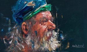 Awais Ahmad 20x12 Oil on Canvas