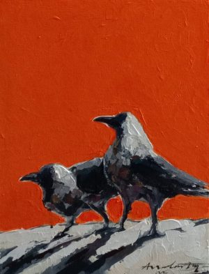 Arslan Naqvi 16x12 Acrylic on Canvas B