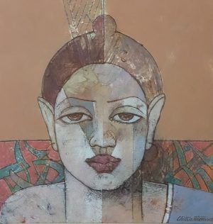 Chitra Pritam 13x13 Acrylic on Canvas