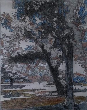 Faiza Toufique 10x14 Mixed Medium