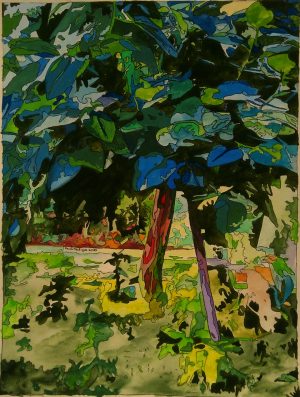 Faiza Toufique 11x15 Gouach on Card