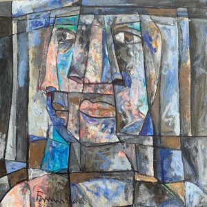 Farrukh Shahab 18x18 Oil on Canvas