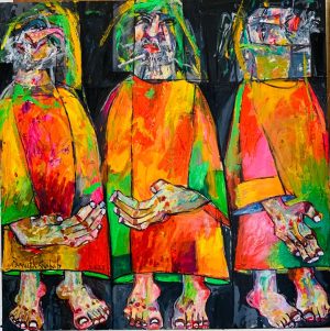 Farrukh Shahab 30x30 Oil on Canvas