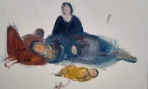 Iqbal Hussain 11.5X17.5 Oil on Canvas