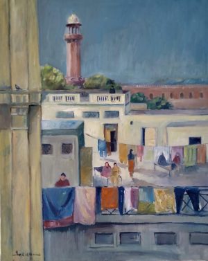 Iqbal Hussain 24x30 Oil on Canvas