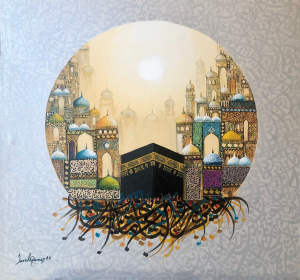 Javed Qamar 24x24 Acrylic on Canvas