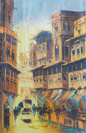 Khalid Mirza 20x30 Oil on Canvas