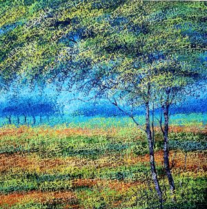 Muhammad Ibrahim 24 x 24 Acrylic on Canvas