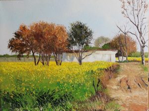 Najmul Hassan Najmi 18x24 Oil on Canvas