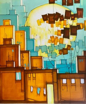 Salman Farooqi 30x36 Acrylic on Canvas