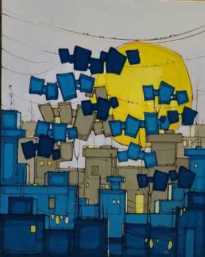 Salman Farooqi 24x30 Acrylic on Canvas