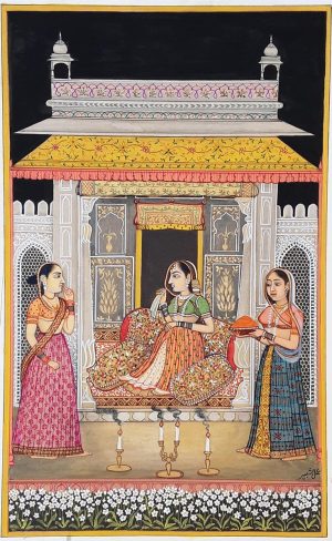 Shabir Naqsh 9x15 Gouach on Wasli