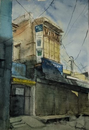 Faruq Siyal 15x21 Watercolor