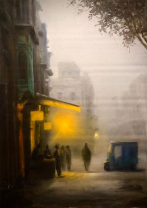 Zulfiqar Ali Zulfi 29x19 Acrylic on Canvas