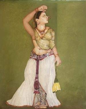 Najmi Sura, 24x30 Inches, Oil on Canvas