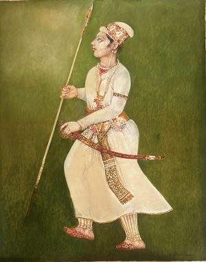 Najmi Sura, 24x30 Inches, Oil on Canvas